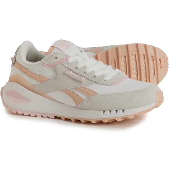 NEW Reebok Forte Racer Sneakers For Women in  Natural/Orange/Light Pink … - Picture 2 of 6